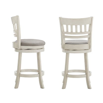 Rovinj Lattice Back 24H Swivel Counter Height Stool