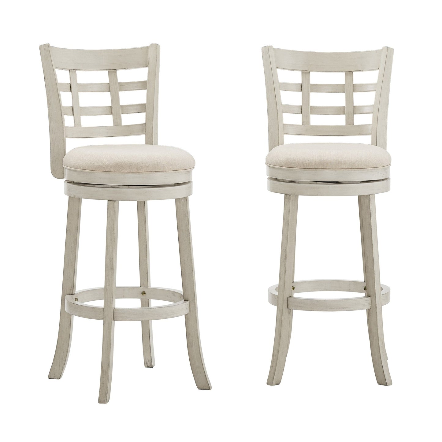 Rovinj Upholstered Back Swivel Bar Stool - Barstool