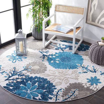 SAFAVIEH Cabana Hillechien Indoor/ Outdoor Waterproof Patio Floral Rug