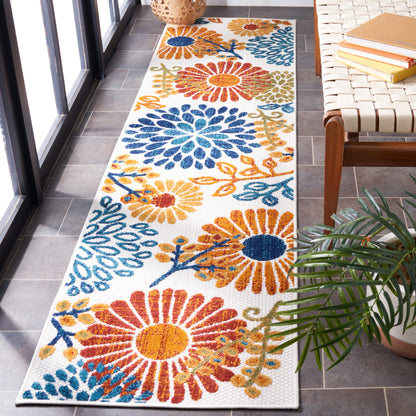 SAFAVIEH Cabana Hillechien Indoor/ Outdoor Waterproof Patio Floral Rug