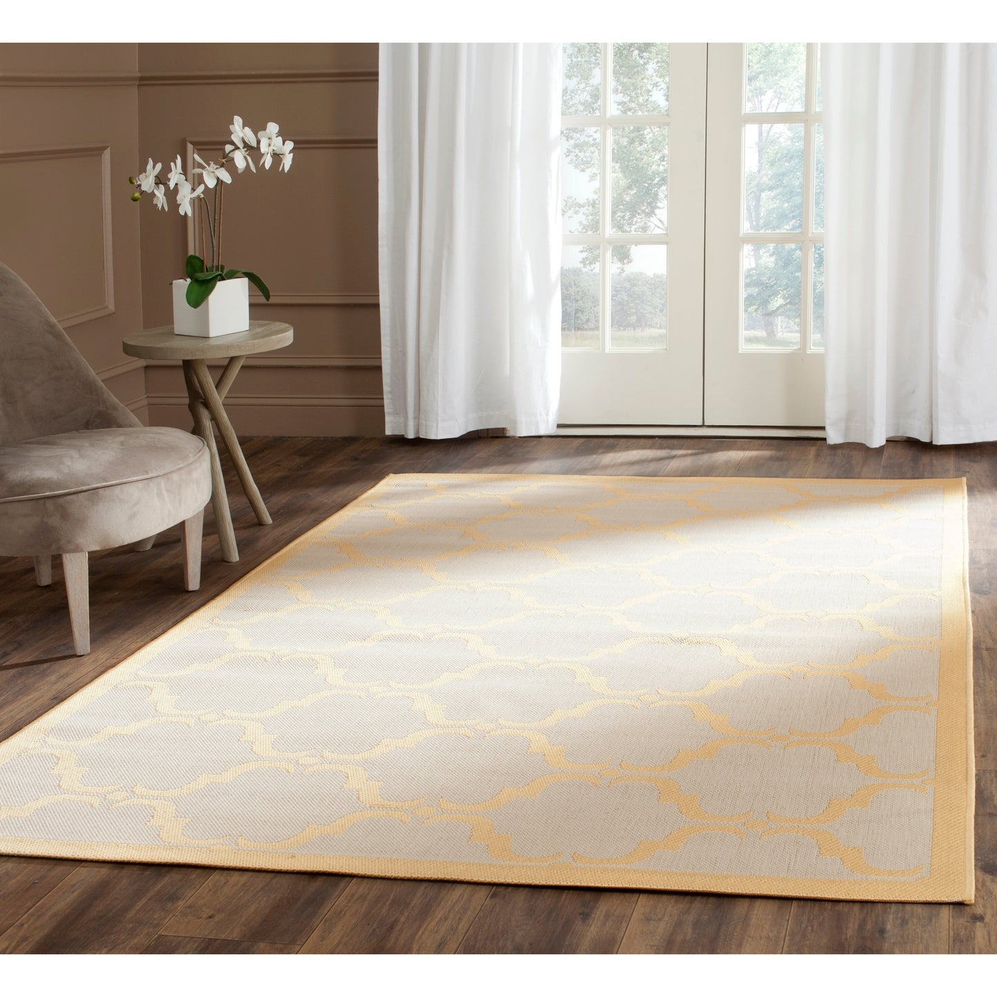 SAFAVIEH Courtyard Charleen Indoor/ Outdoor Waterproof Patio Backyard Rug