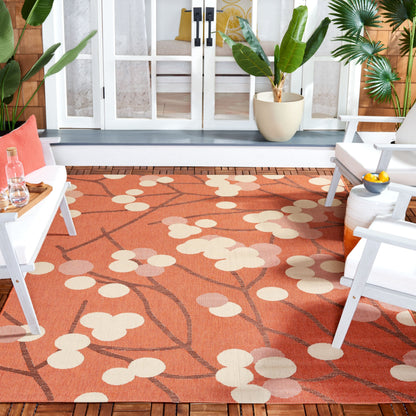 SAFAVIEH Courtyard Delois Indoor/ Outdoor Waterproof Patio Backyard Rug