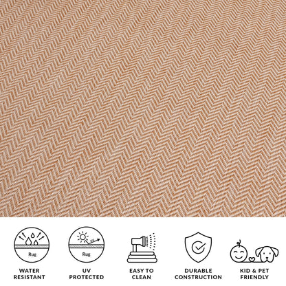 SAFAVIEH Courtyard Ilmur Indoor/ Outdoor Waterproof Patio Backyard Rug