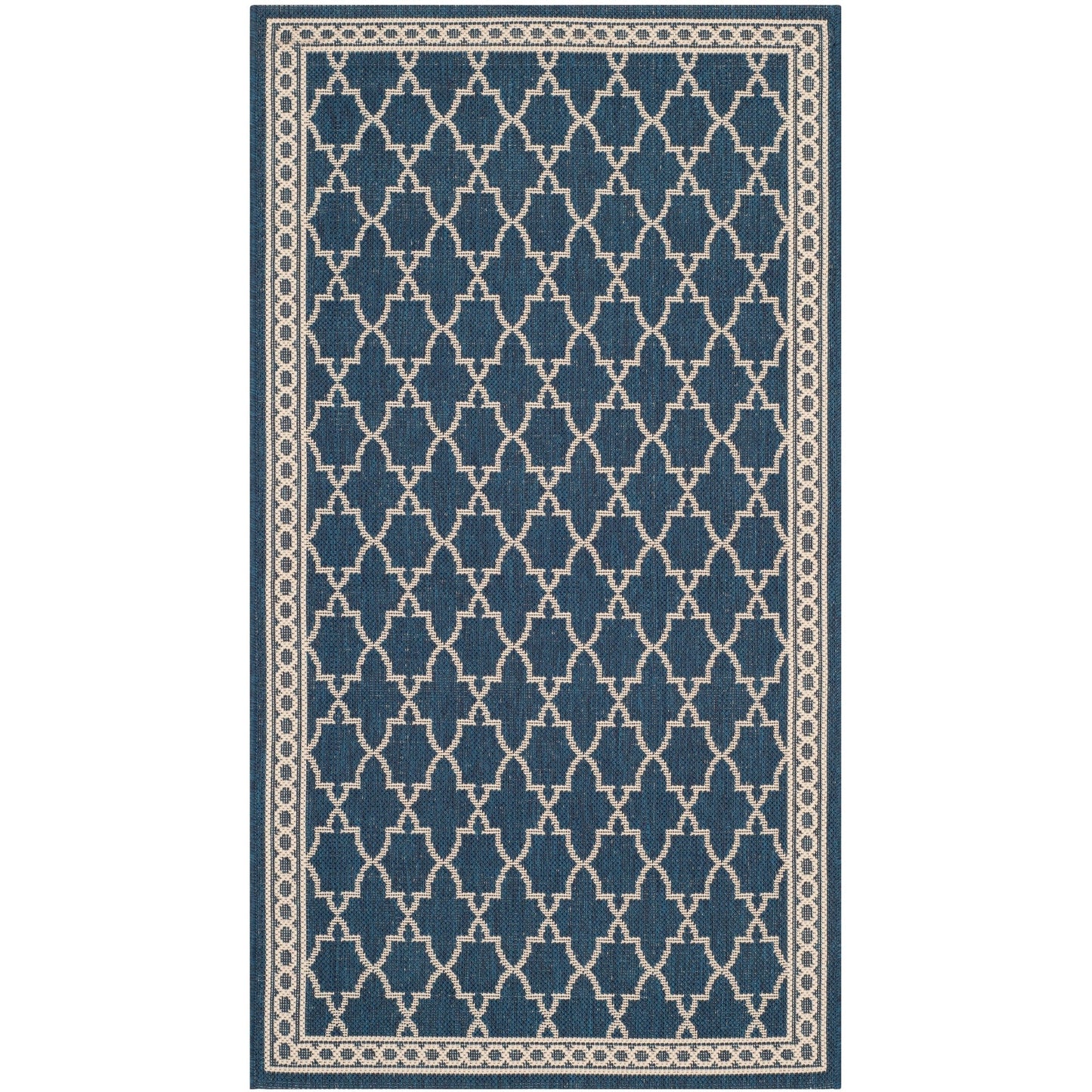 SAFAVIEH Courtyard Janell Trellis Indoor/ Outdoor Waterproof Patio Backyard Rug