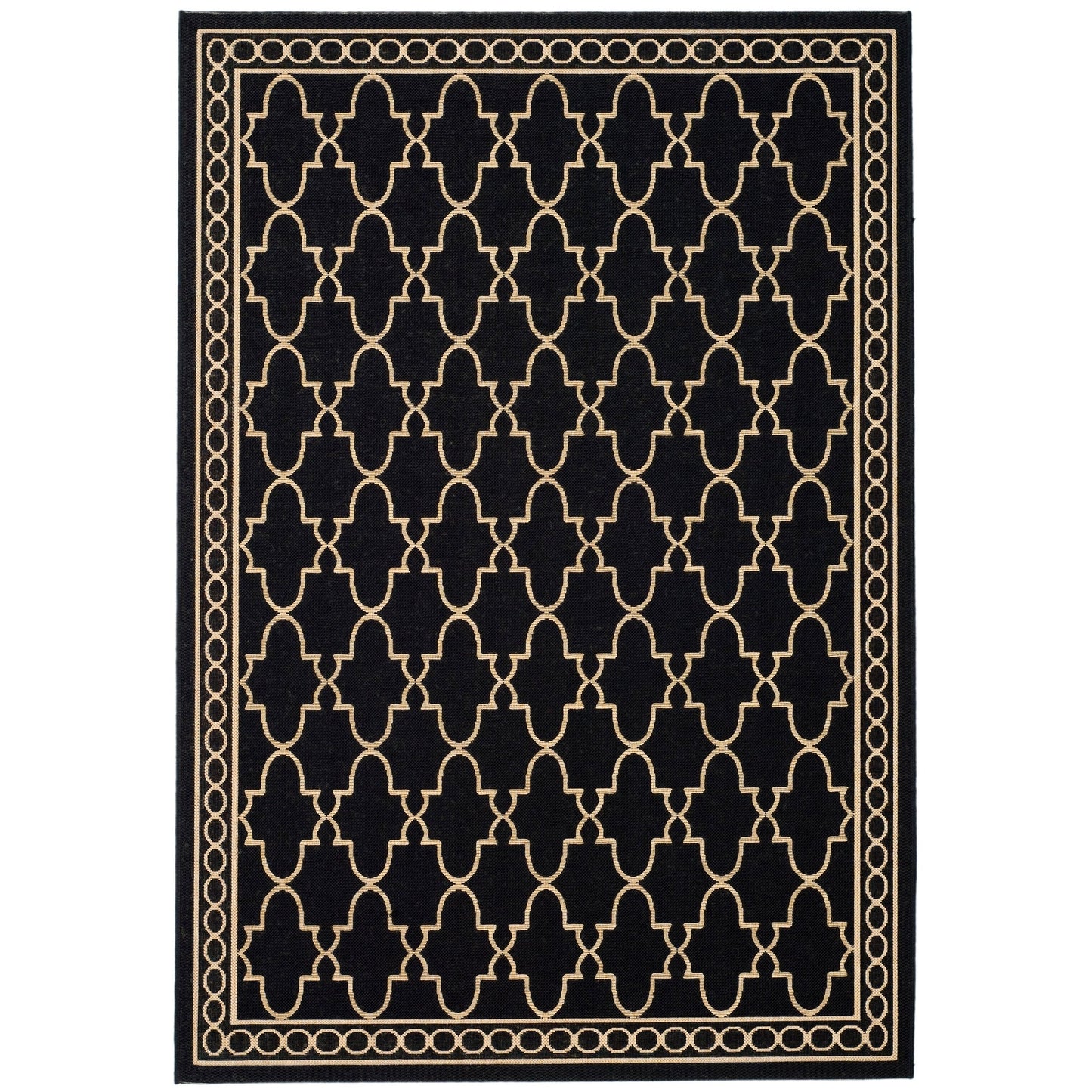 SAFAVIEH Courtyard Janell Trellis Indoor/ Outdoor Waterproof Patio Backyard Rug