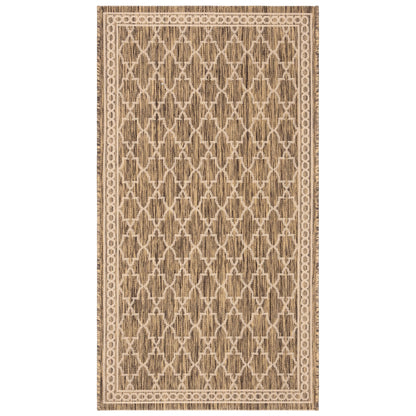 SAFAVIEH Courtyard Janell Trellis Indoor/ Outdoor Waterproof Patio Backyard Rug