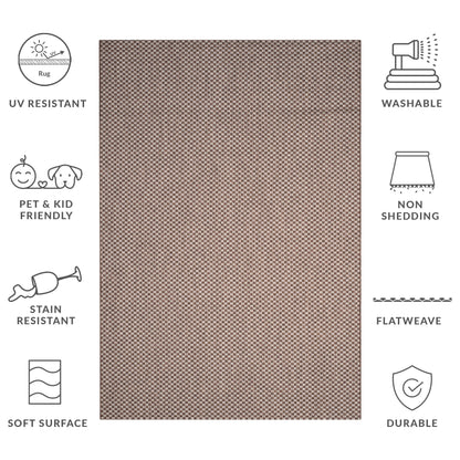 SAFAVIEH Courtyard Ragini Indoor/Outdoor Waterproof Patio Backyard Rug