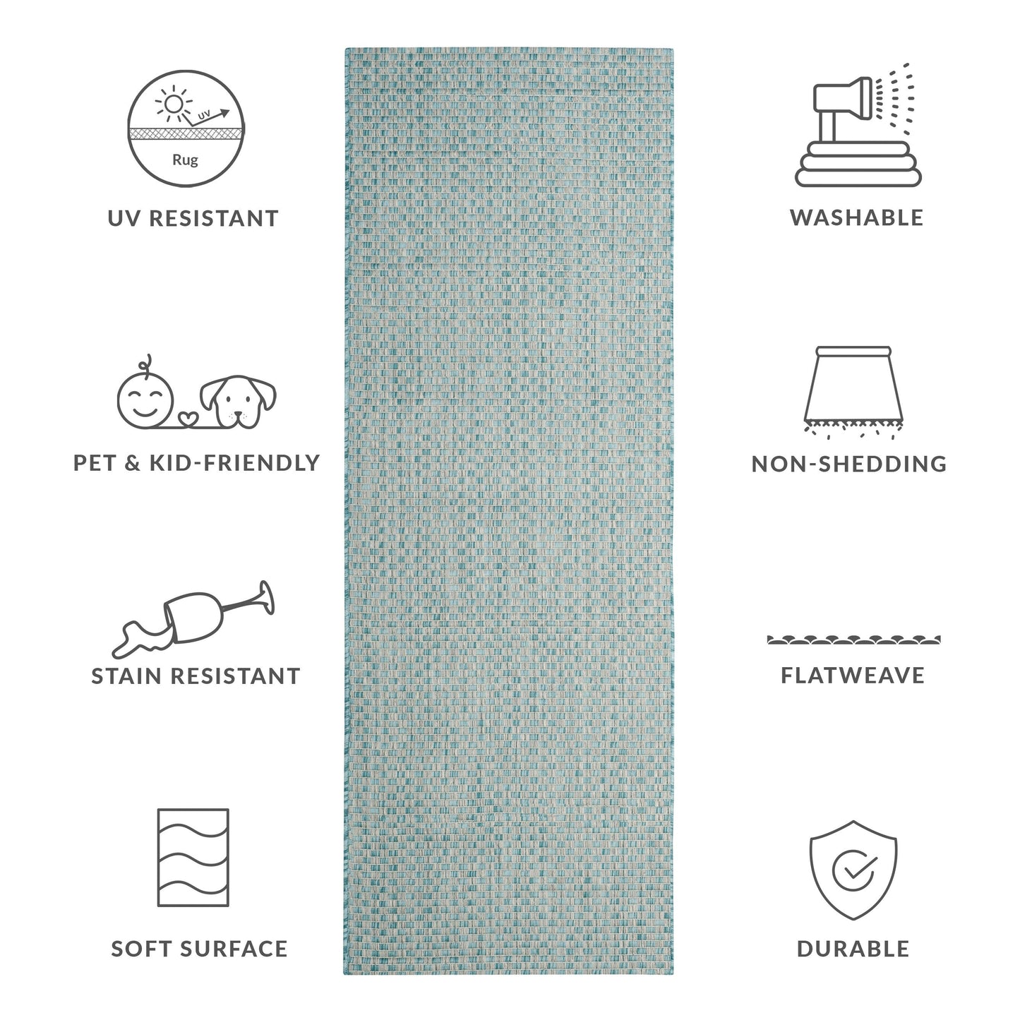 SAFAVIEH Courtyard Ragini Indoor/Outdoor Waterproof Patio Backyard Rug