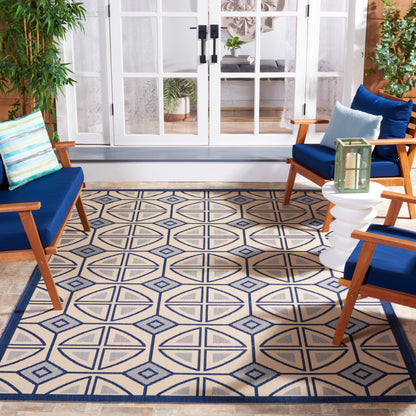 SAFAVIEH Courtyard Saundra Indoor/ Outdoor Waterproof Patio Backyard Rug