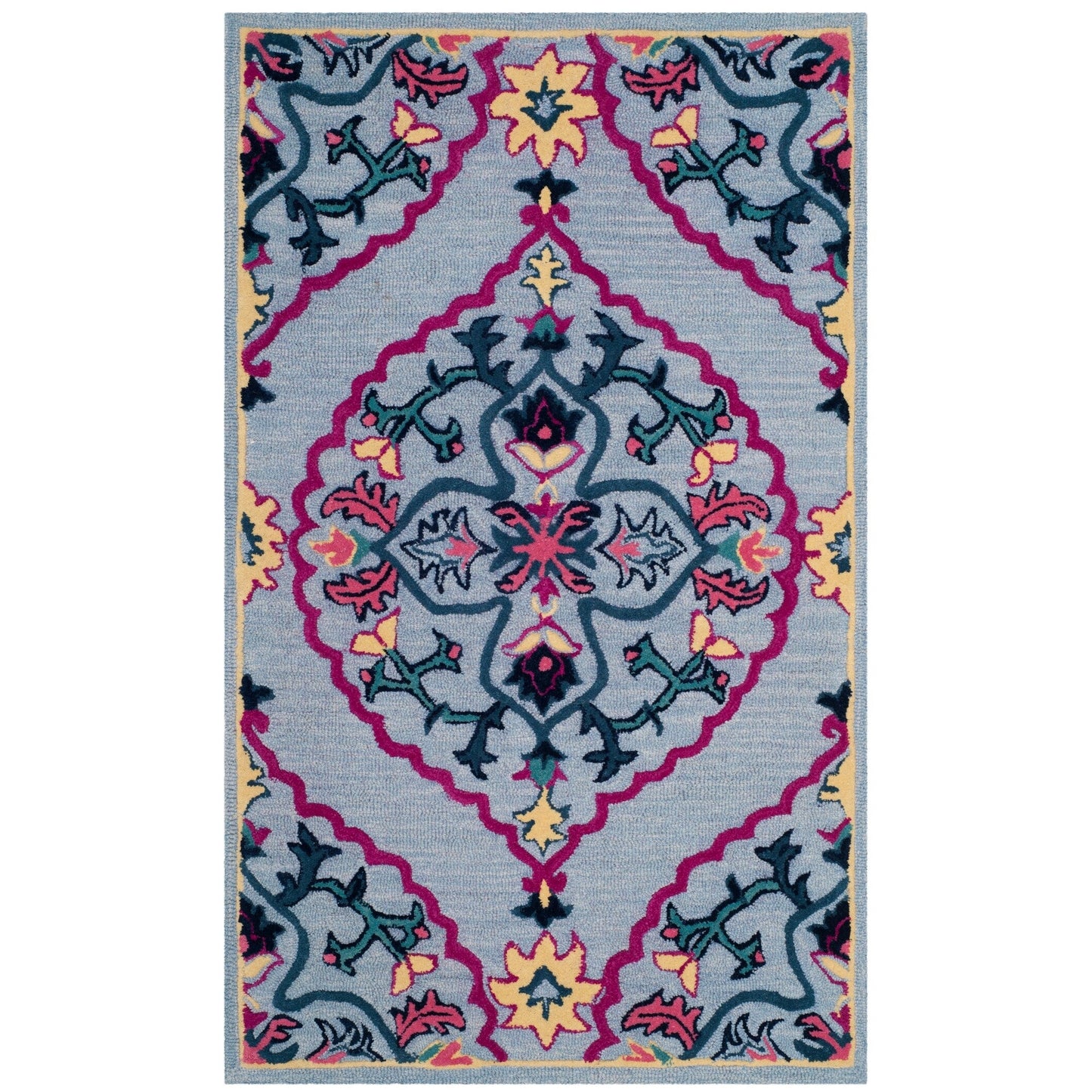 SAFAVIEH Handmade Bellagio Cailin Medallion Wool Rug