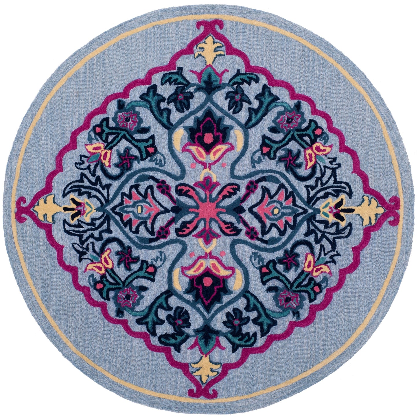 SAFAVIEH Handmade Bellagio Cailin Medallion Wool Rug
