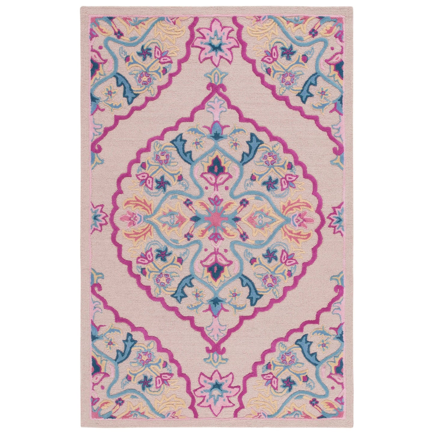 SAFAVIEH Handmade Bellagio Cailin Medallion Wool Rug