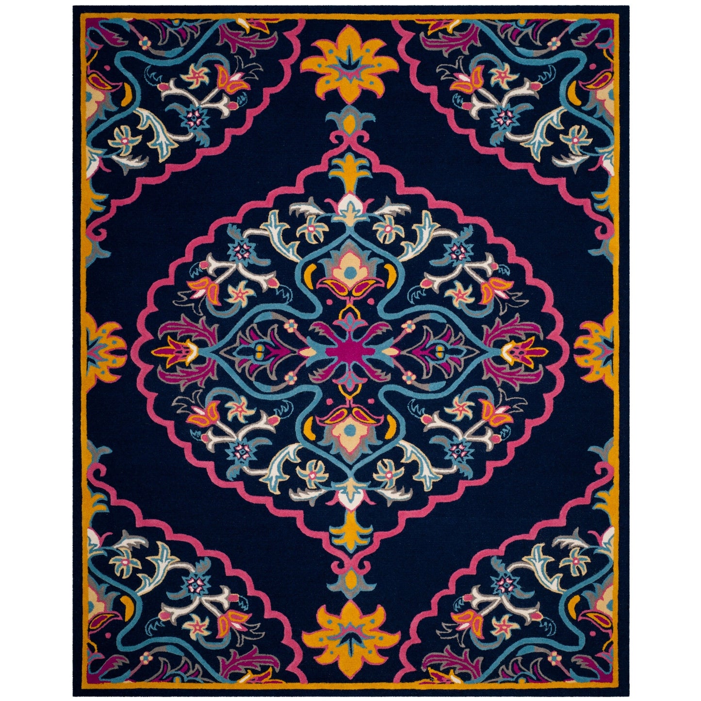 SAFAVIEH Handmade Bellagio Cailin Medallion Wool Rug