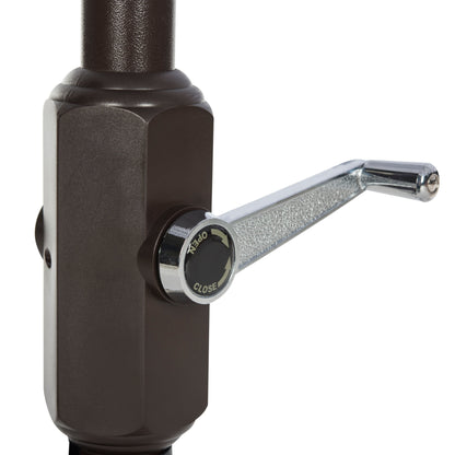 Parasol double toit SAFAVIEH Outdoor Kjerstin Valance 9 pieds