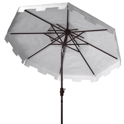 Parasol de marché double SAFAVIEH Outdoor Livia 9 pieds, base non incluse