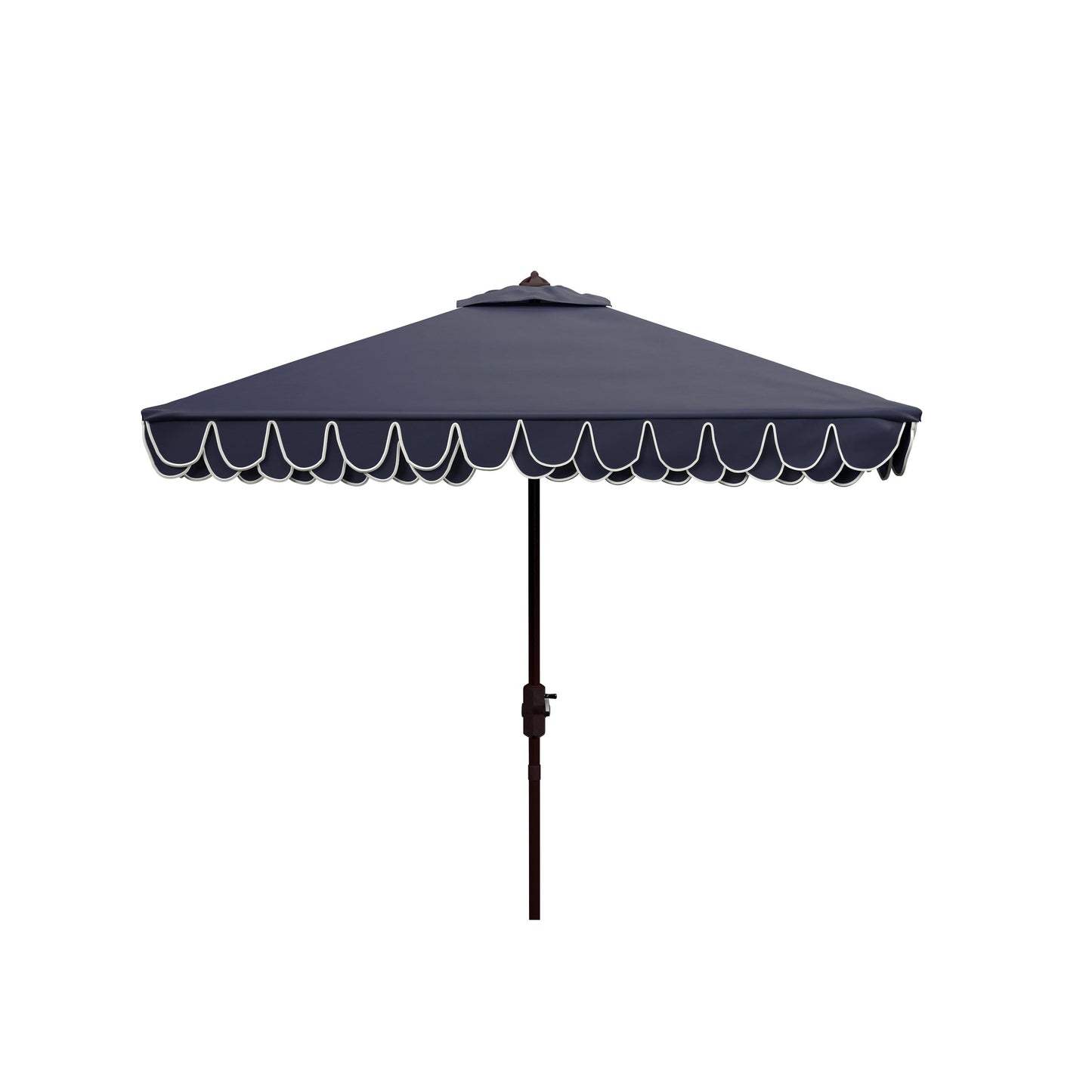 Parasol carré d'extérieur SAFAVIEH Naima Valance de 7,5 pieds