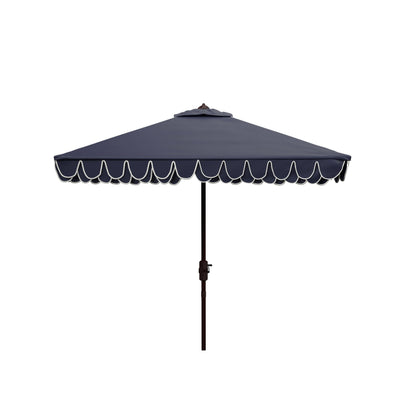 Parasol carré d'extérieur SAFAVIEH Naima Valance de 7,5 pieds