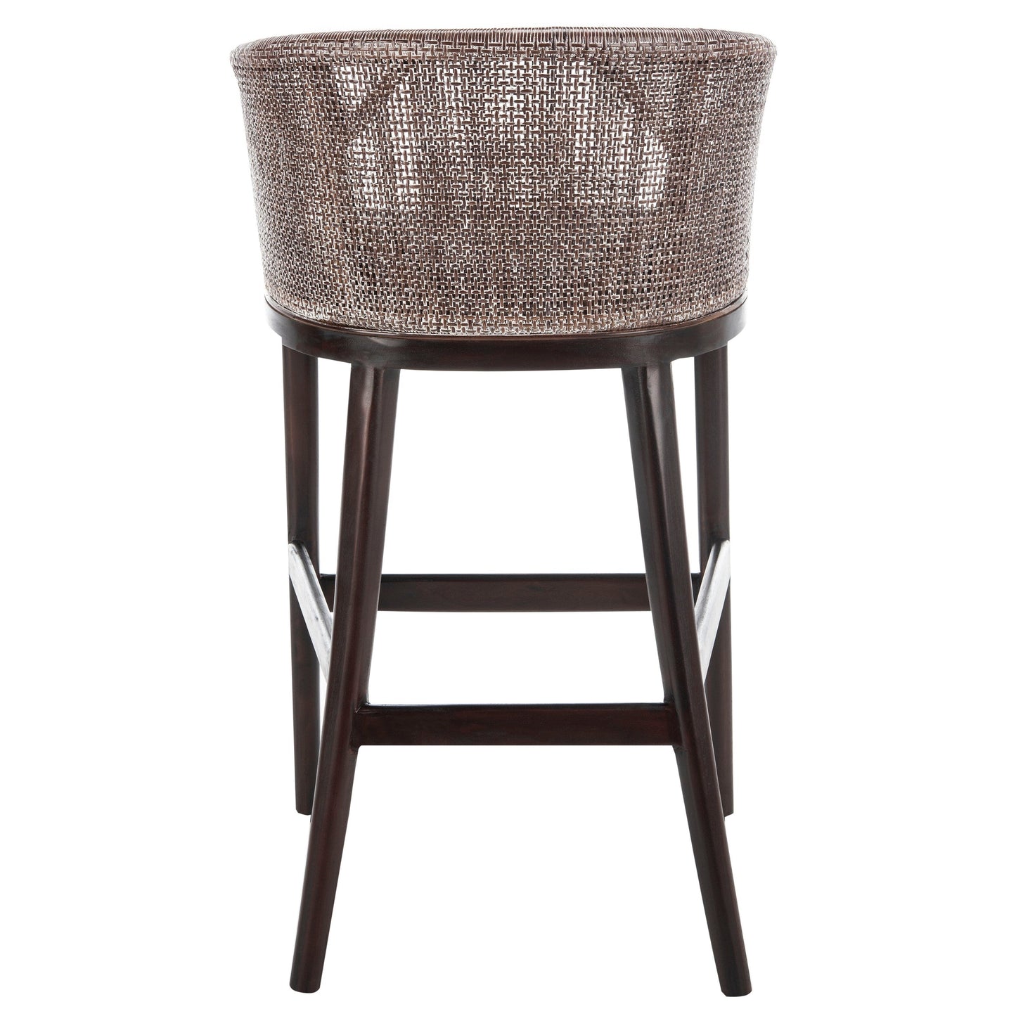 Tabouret de bar en rotin SAFAVIEH Virona de 76 cm (22,3 po l x 20,5 po l x 39 po H)