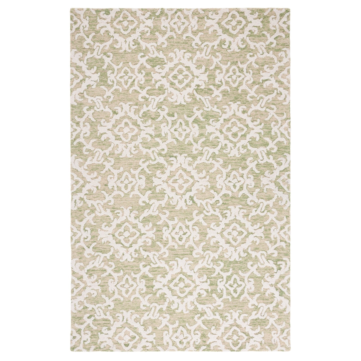 SAFAVIEH, Handmade Blossom Vesela Modern Floral Wool Rug