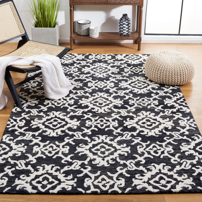 SAFAVIEH, Handmade Blossom Vesela Modern Floral Wool Rug