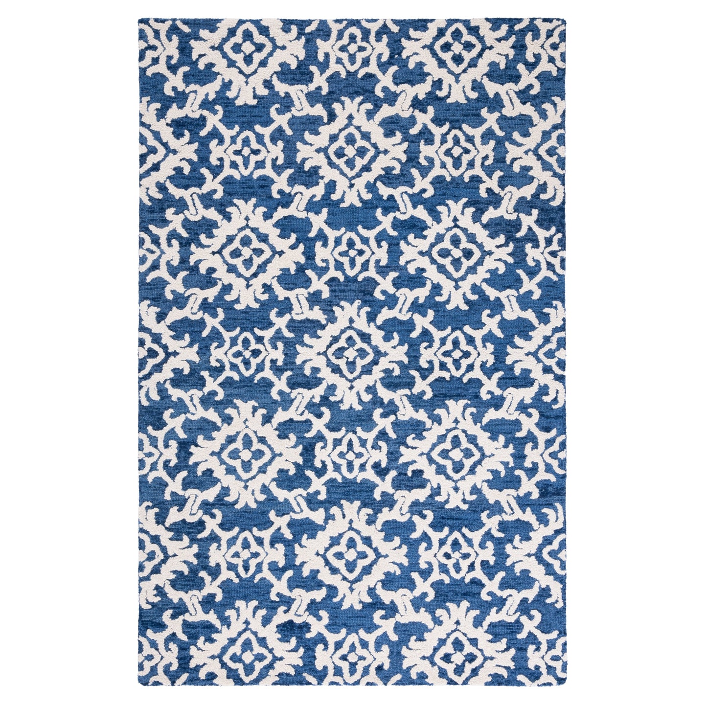 SAFAVIEH, Handmade Blossom Vesela Modern Floral Wool Rug
