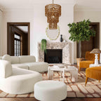 Canapé sectionnel Horizon Beige Boucle
