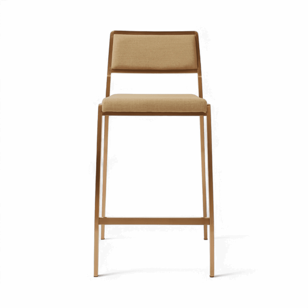 Tabouret empilable Elm Tan - Lot de 2