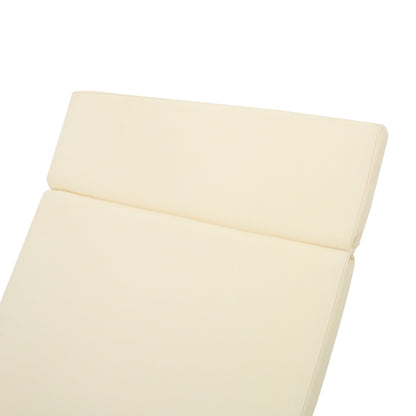 Ensemble de coussins d'extérieur Salem pour chaise longue - Coussins uniquement (lot de 2) par Christopher Knight Home - 79,25 L x 27,50 l x 1,50 H