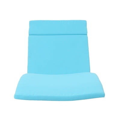 Ensemble de coussins d'extérieur Salem pour chaise longue - Coussins uniquement (lot de 2) par Christopher Knight Home - 79,25 L x 27,50 l x 1,50 H