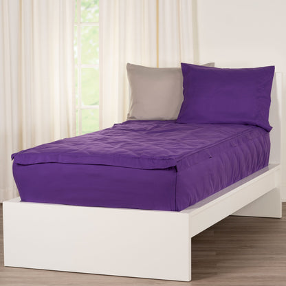 Parure de lit de luxe avec fermeture éclair Siscovers Purple Bunkie