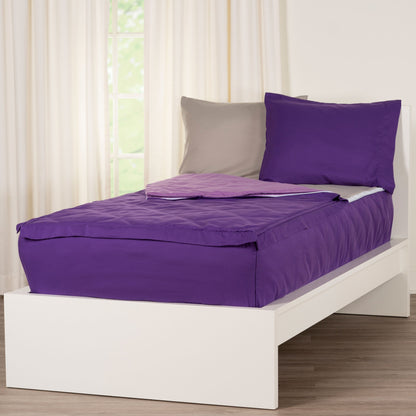 Parure de lit de luxe avec fermeture éclair Siscovers Purple Bunkie