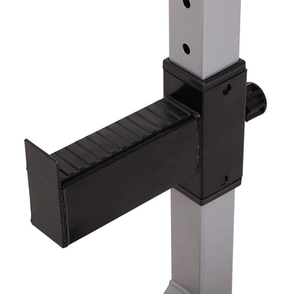 Support à squat/développé couché Soozier Steel 2 pièces à hauteur réglable - N/A