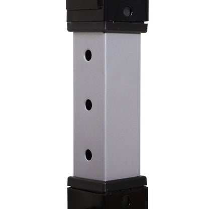 Support à squat/développé couché Soozier Steel 2 pièces à hauteur réglable - N/A