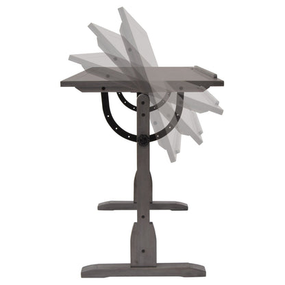 Table à dessin vintage en bois de 36 pouces de Studio Designs avec plateau à angle réglable pour le dessin