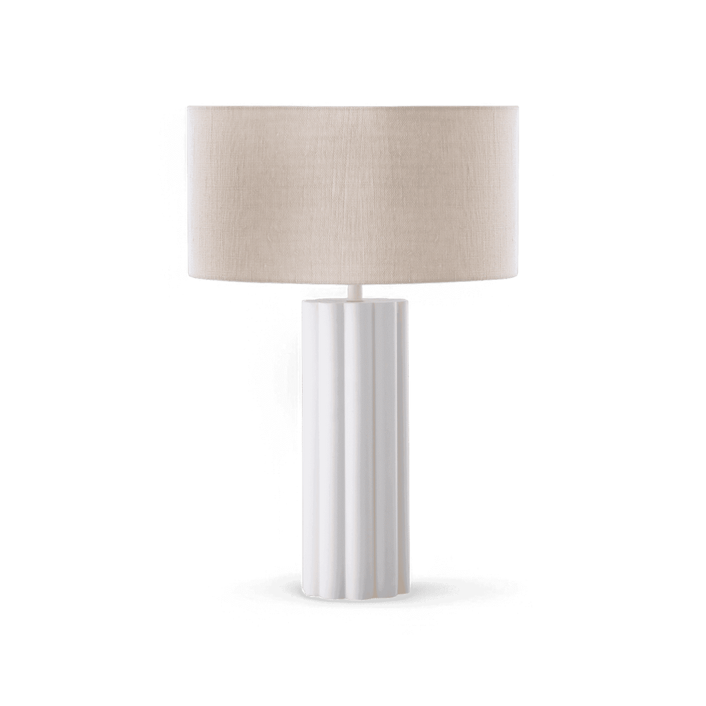 Lampe de table Oasis blanc cassé