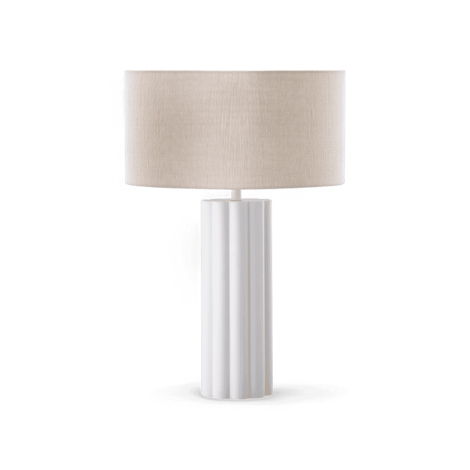 Lampe de table Oasis blanc cassé