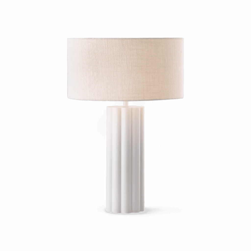 Lampe de table Oasis blanc cassé