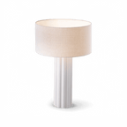 Lampe de table Oasis blanc cassé