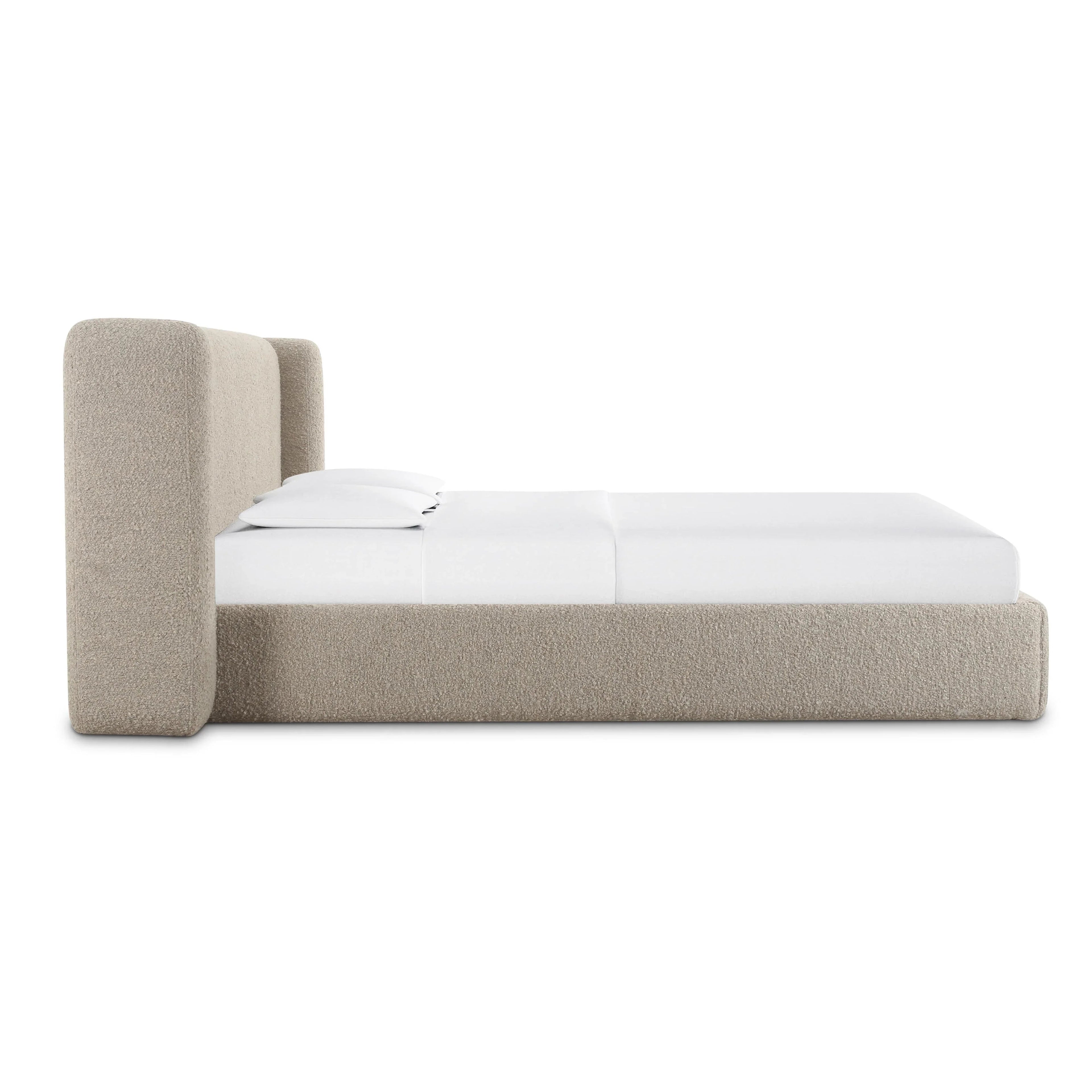 Lit Queen Size Vienna Tan Boucle