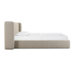 Lit King Size Vienna Tan Boucle