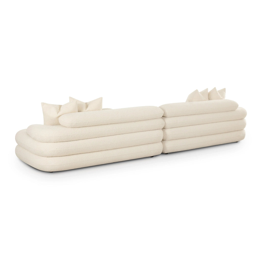 Canapé modulable Niko Cream Boucle
