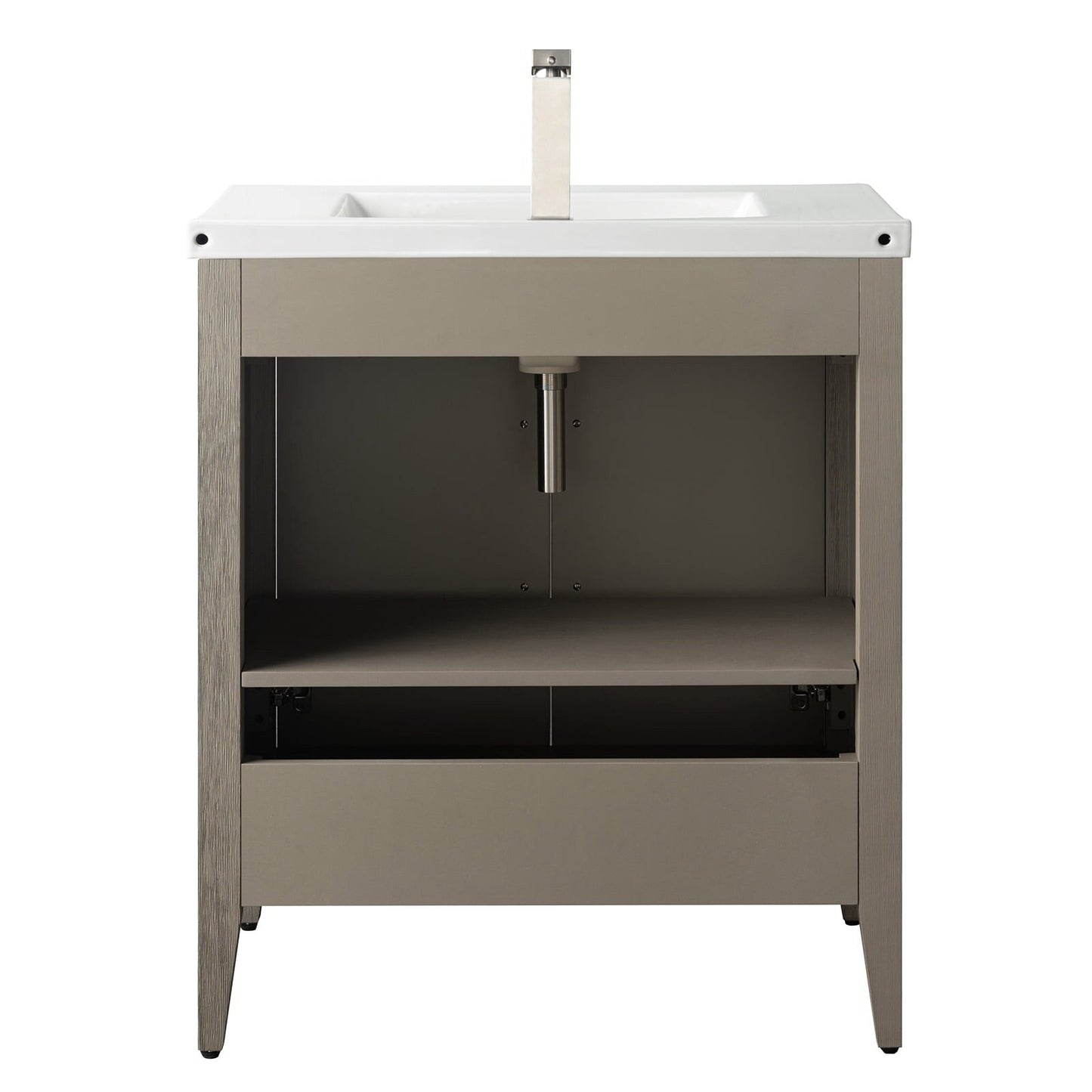 Meuble-lavabo simple Vanity Art 20, 24 ou 30 avec dessus en céramique