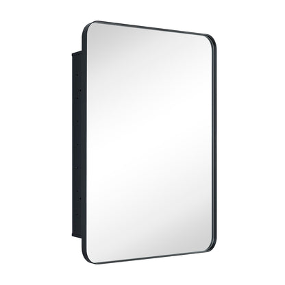 Armoire à pharmacie encastrée TEHOME WH avec miroir et étagères réglables