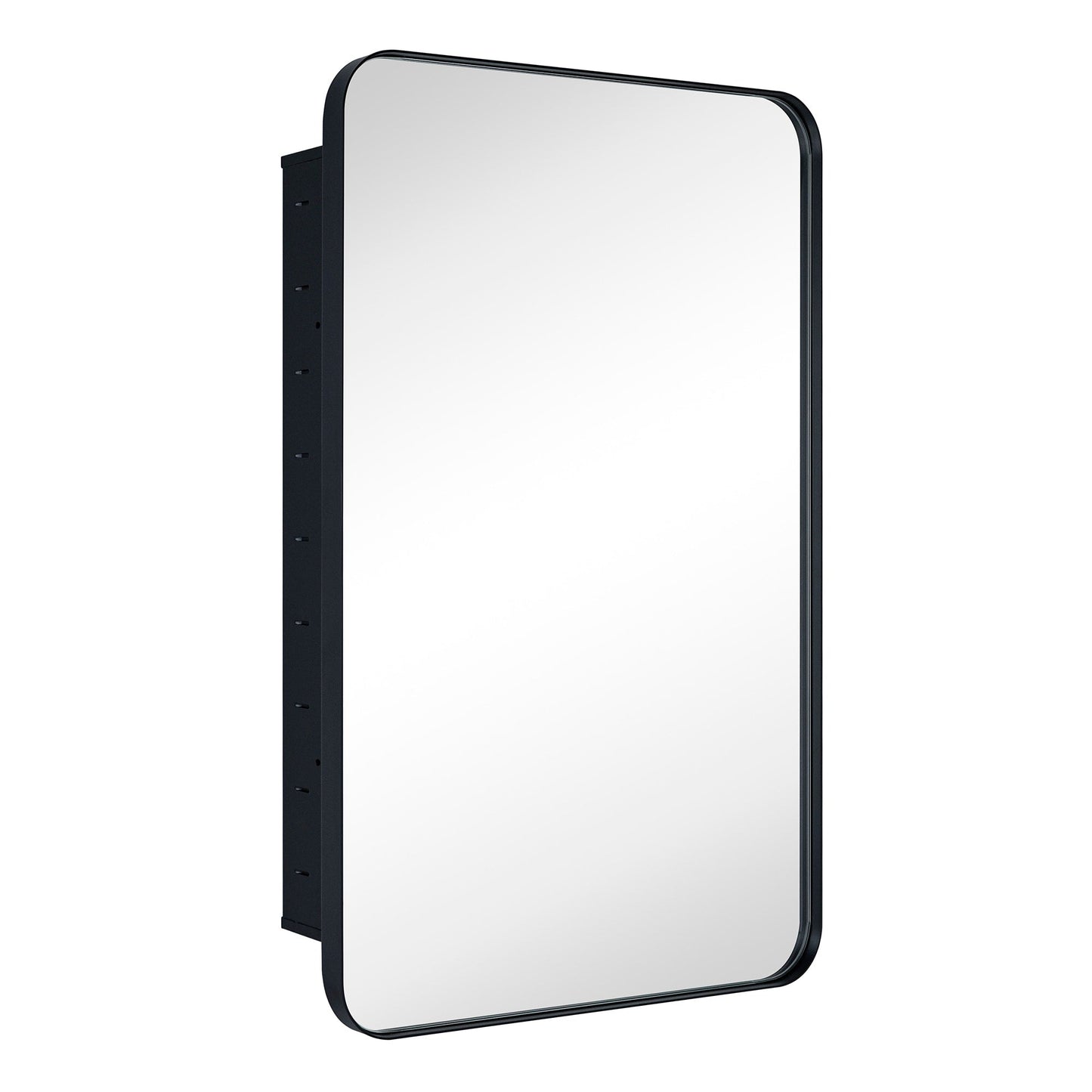 Armoire à pharmacie encastrée TEHOME WH avec miroir et étagères réglables