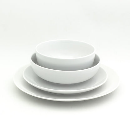 Euro Ceramica 16 Piece / 32 Piece White Essential Porcelain Dinnerware Set