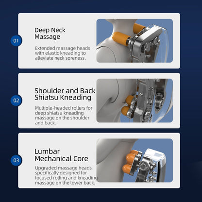 Fauteuil inclinable de massage à gravité zéro avec massage complet du corps, chauffage et audio Bluetooth intégré