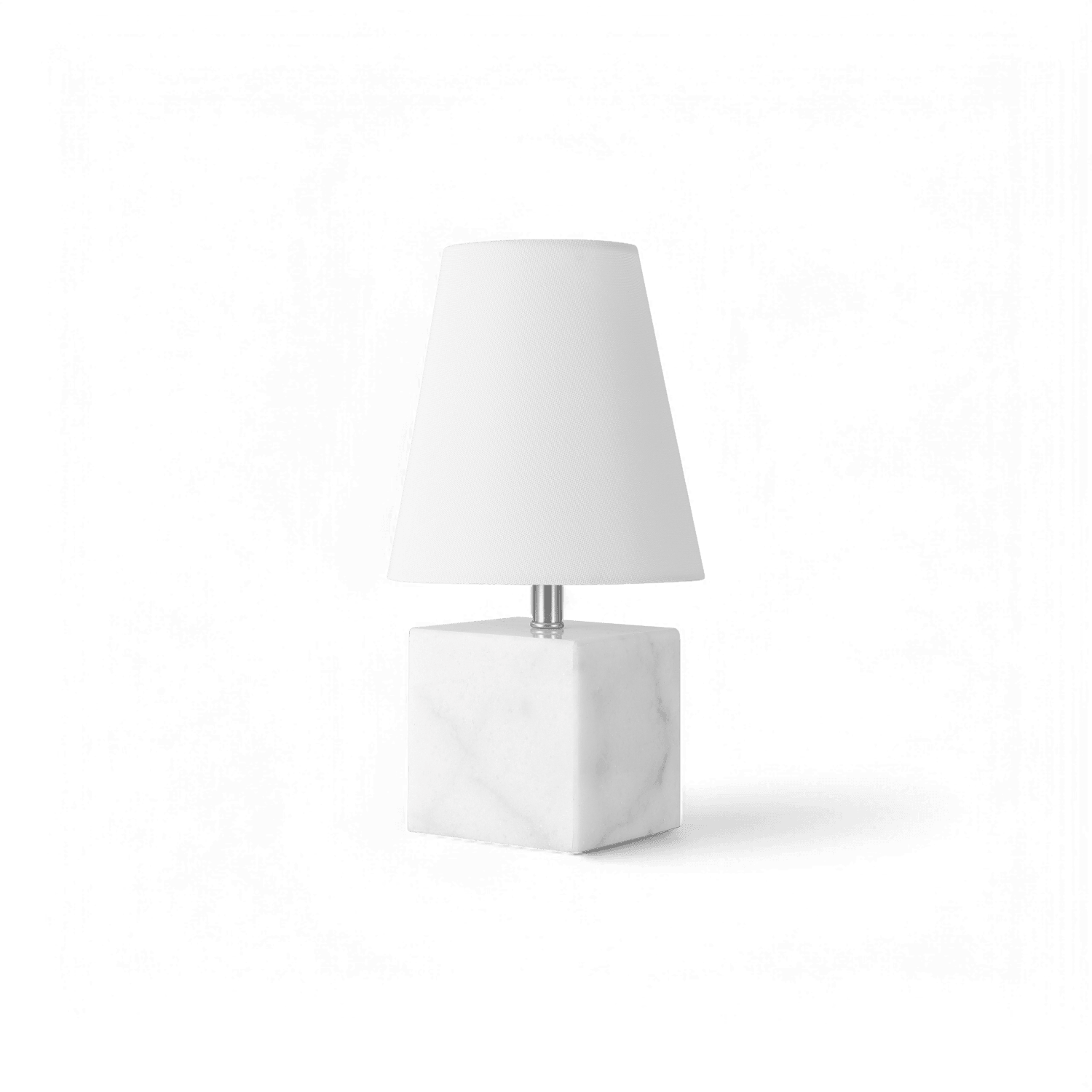 Lampe de table Arbor blanche et marbre