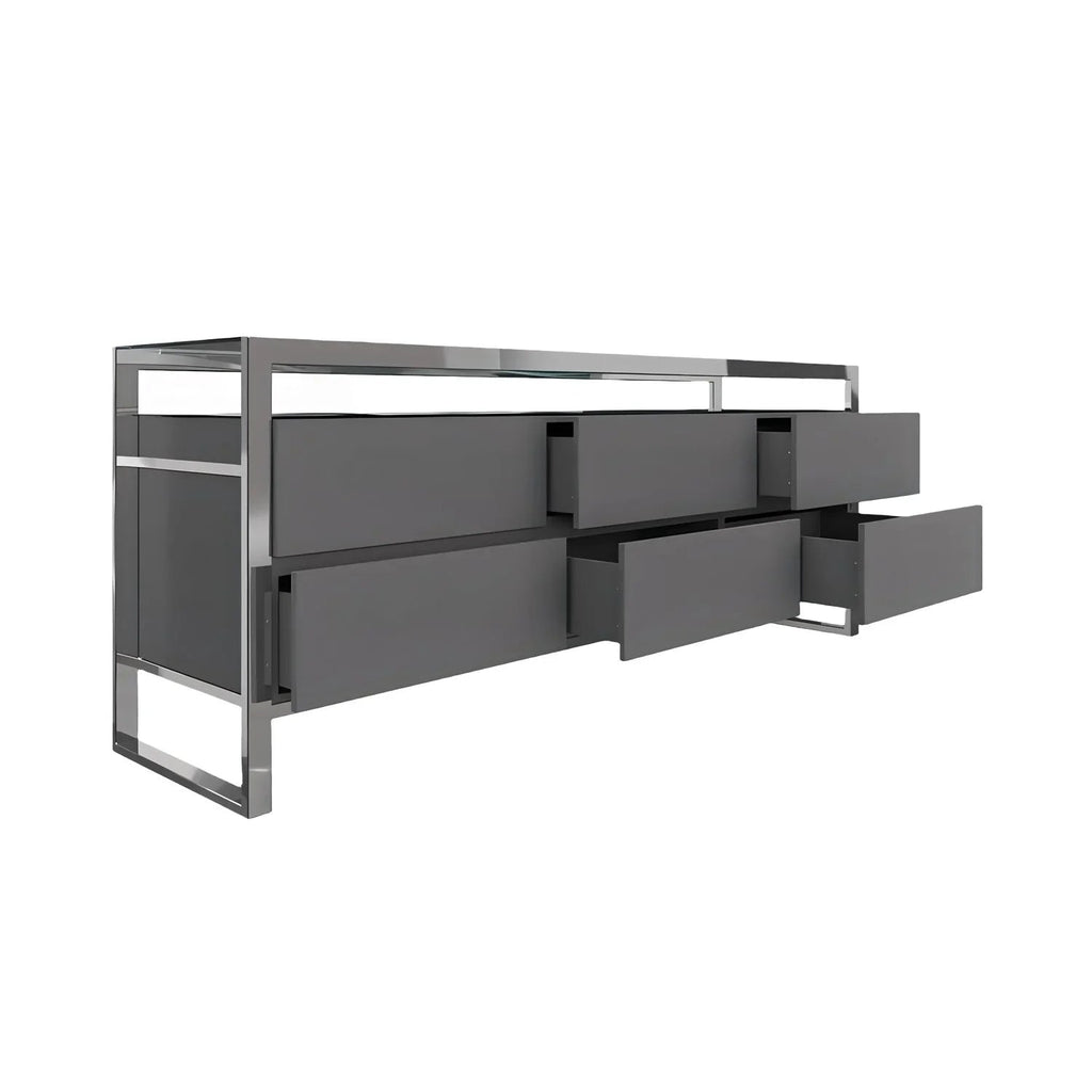 Commode Bari grise