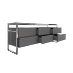 Commode Bari grise