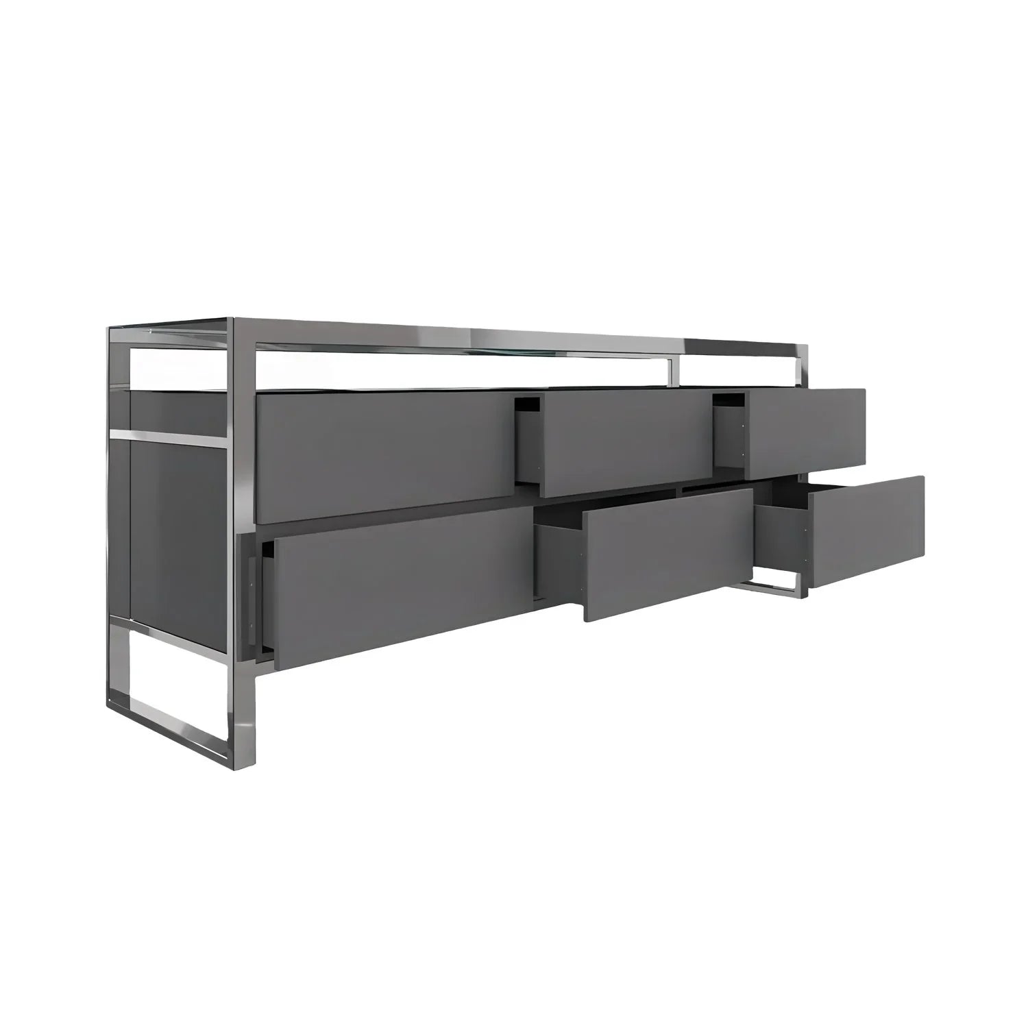 Commode Bari grise